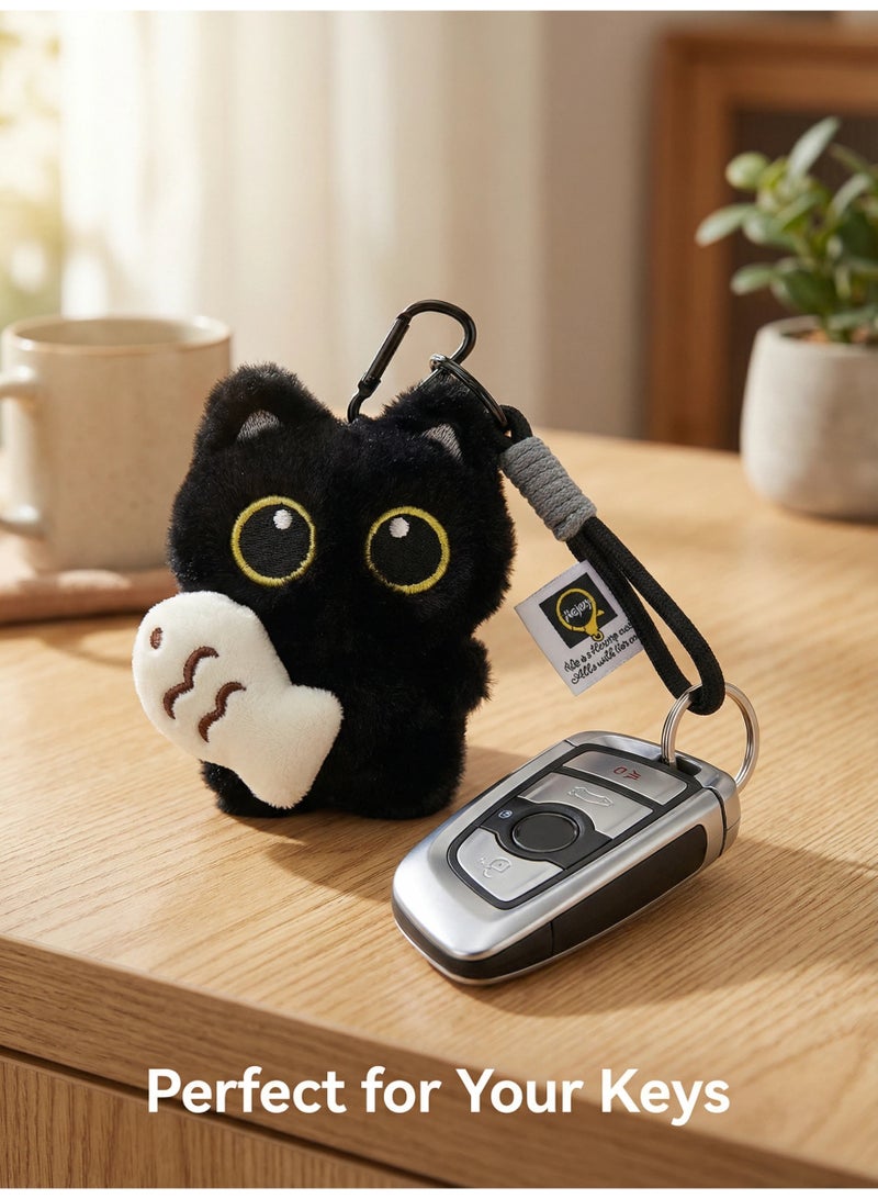 ميدالية مفاتيح قطة منفوشة وتعليقة زخرفية - Image 4